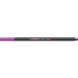   Stainless steel pen, 1.4 mm, STABILO "Pen 68 metallic", metallic pink