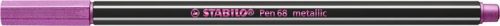 Stainless steel pen, 1.4 mm, STABILO "Pen 68 metallic", metallic pink