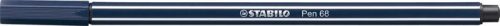 Rust eraser, 1 mm, STABILO "Pen 68", midnight grey