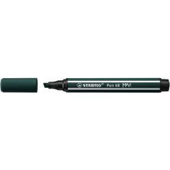   Stainless steel pencil sharpener, 1-5 mm, cut tip, STABILO "Pen 68 MAX", earth green