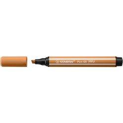   Stainless steel pencil, 1-5 mm, cut tip, STABILO "Pen 68 MAX", dark ochre