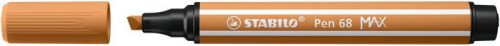 Stainless steel pencil, 1-5 mm, cut tip, STABILO "Pen 68 MAX", dark ochre