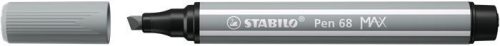 Stainless steel pencil, 1-5 mm, cut tip, STABILO "Pen 68 MAX", medium grey