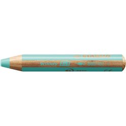   Színes ceruza, kerek, vastag, STABILO "Woody 3 in 1 Pastel", pasztell kék