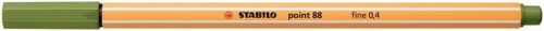 Needle felt, 0.4 mm, STABILO "Point 88", moss green