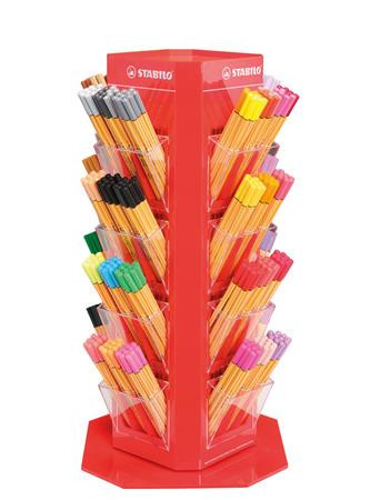 Needle felt display pack 2024, 0.4 mm, STABILO "Point 88"