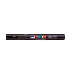 Dekormarker, 0,9-1,3 mm, UNI "Posca PC-3M", fekete