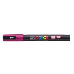   Dekormarker, 0,9-1,3 mm, UNI "Posca PC-3M", fukszia