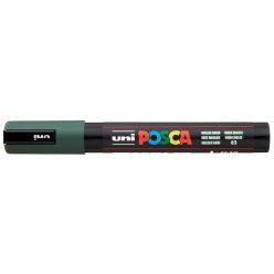   Dekormarker, 1,8-2,5 mm, UNI "Posca PC-5M", angolzöld