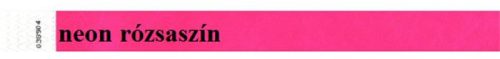 Wristband, 3/4", tyvek, neon pink