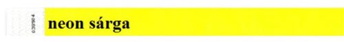 Wristband, 3/4", stitches, neon yellow