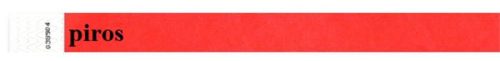 Wristband, 3/4", red