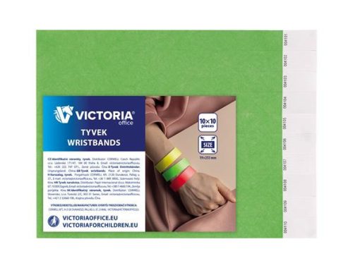 Wristband, 3/4", neon green, VICTORIA OFFICE