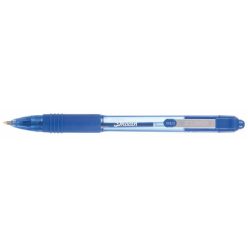   Golyóstoll, 0,27 mm, nyomógombos, ZEBRA "Z-Grip Smooth", kék