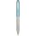 Golyóstoll, 0,24 mm, teleszkópos, rozsdamentes acél, világoskék tolltest, ZEBRA "Telescopic Metal Stylus", kék