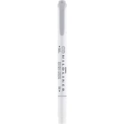   Szövegkiemelő, 1,0/3,5 mm, kétvégű ZEBRA "Mildliner Cool & Refined" szürke