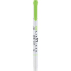   Szövegkiemelő, 1,0/3,5 mm, kétvégű ZEBRA "Mildliner Cool & Refined" zöld