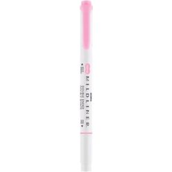   Szövegkiemelő, 1,0/3,5 mm, kétvégű, ZEBRA "Mildliner Fluorescent", rózsaszín