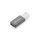 Pendrive, 128GB, USB 2.0, VERBATIM "Databar", szürke