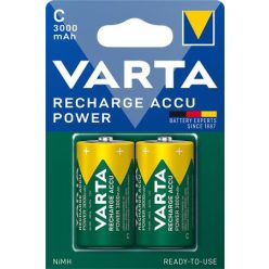   Tölthető elem, C baby, 2x3000 mAh, előtöltött, VARTA "Power"