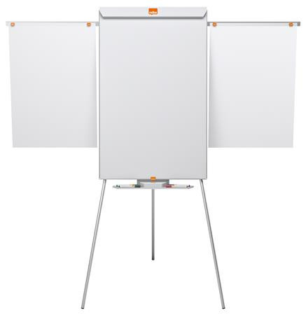 Flipchart board, magnetic surface, with 2 levers, NOBO "Essentials", white
