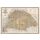 Bookplate, double-sided, STIEFEL, "Antique Hungary 1876/Districts of Hungary"