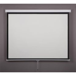   Vetítővászon, fali, rolós, 1:1, 180x180cm, VICTORIA VISUAL